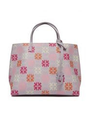 Pinko Torebka Carrie Shopper Classic PE 24 PLTT 102833 A1EM Fioletowy. Fioletowe torebki do ręki damskie Pinko, bez wzorów, ze skóry, bez dodatków. Za 1,459.00 zł.