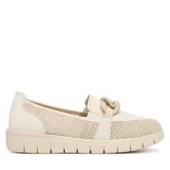 Półbuty Caprice. Brązowe półbuty damskie Caprice, bez wzorów, bez obcasa, na płaskiej podeszwie, bez zapięcia. Za 339.99 zł.