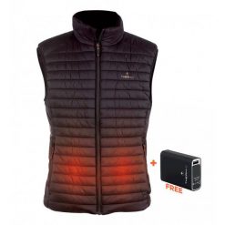 Ogrzewana kurtka narciarski czlowiek Therm-ic Set PowerVest Heat bez Rekawów. Czarne kurtki męskie THERM-IC, xl, bez wzorów, z puchu, bez kaptura. Za 1,099.00 zł.