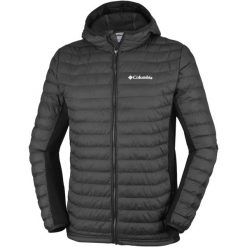 Kurtka Columbia Powder Pass. Czarne kurtki męskie Columbia, m, bez wzorów, z puchu, sportowe, bez kaptura. Za 429.99 zł.