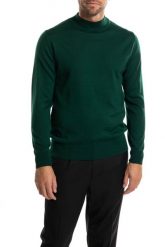 Takeshy Kurosawa Sweter | 83476 | Maglia Lupetto Calato Lana | Mężczyzna | Zielony. Zielone swetry męskie Takeshy Kurosawa, m, bez wzorów, z dzianiny, bez kołnierzyka, bez ramiączek. W wyprzedaży za 369.00 zł.