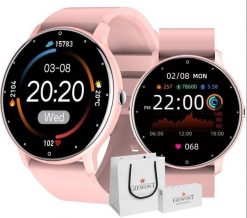 Smartwatch Giewont Sport Around GW120-1 - Powder Pink. Różowe zegarki smartwatch Giewont, bez wzorów. Za 112.86 zł.