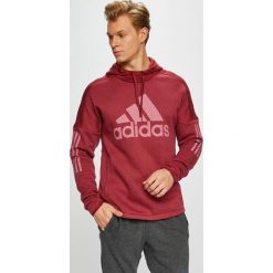 Adidas Performance - Bluza. Brązowe bluzy męskie adidas Performance, m, bez wzorów, z bawełny, bez ramiączek, z kapturem. W wyprzedaży za 179.90 zł.