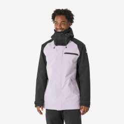 Second Life - Kurtka narciarska i snowboardowa męska Quechua... - Stan Doskonały. Czarne kurtki sportowe męskie DREAMSCAPE, l, bez wzorów, z materiału, bez kaptura, narciarskie. Za 152.99 zł.