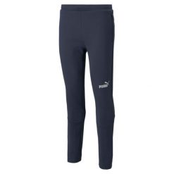 Spodnie męskie Puma Teamfinal Casuals Pants. Niebieskie spodnie sportowe męskie Puma, m, bez wzorów, z bawełny, do piłki nożnej. Za 290.00 zł.