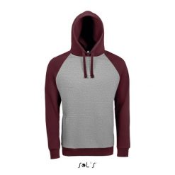 Bluza z kapturem Sol's Seattle. Czerwone bluzy damskie SOL'S, s, bez wzorów, z bawełny, bez ramiączek, z kapturem. Za 215.50 zł.