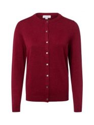 Brookshire Kardigan damski Kobiety Bawełna czerwony jednolity, S. Czerwone kardigany damskie brookshire, s, bez wzorów, z bawełny, klasyczne, bez kołnierzyka. Za 249.95 zł.