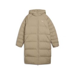 Damska parka z kapturem Mono PUMA Ice Coffee Beige. Brązowe parki damskie Puma, bez wzorów, z kapturem. Za 799.00 zł.