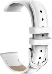 Pasek do Smartwatch Giewont GW300 skórzany BIAŁY GWP18W. Białe zegarki smartwatch NoName, bez wzorów. Za 28.00 zł.