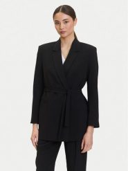 Armani Exchange Marynarka XW000663 AF10872 UC001 Czarny Regular Fit. Czarne marynarki i żakiety damskie Armani Exchange, bez wzorów, z syntetyku, bez kołnierzyka, bez ramiączek. Za 1,179.00 zł.