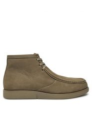 Calvin Klein Trzewiki HM0HM01582 Beżowy. Brązowe botki męskie Calvin Klein, bez wzorów, ze skóry, bez obcasa, bez zapięcia. Za 639.99 zł.