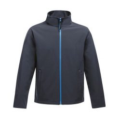 Kurtka Damska Ablaze Printable Soft Shell. Niebieskie kurtki sportowe damskie Regatta, xl, bez wzorów, bez ramiączek, bez kaptura, trekkingowe. Za 101.99 zł.