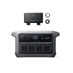 Zestaw BLUETTI C2000 Gen 2 z Charger 2, podwójna ładowarka DC 1200W, 2048Wh. Szare powerbanki Anker. W wyprzedaży za 5,913.39 zł.