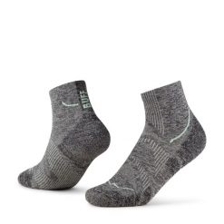 Skarpety biegowe Buff Dryflx Quarter Sock DQ. Szare skarpety męskie Buff, bez wzorów, z elastanu. Za 115.49 zł.