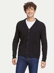 Lindbergh Kardigan 30-800223 Czarny Comfort Fit. Czarne swetry męskie Lindbergh, m, bez wzorów, z wełny, bez kołnierzyka, bez ramiączek. Za 169.99 zł.