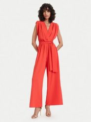 ACCESS FASHION Kombinezon 63-5501-183 Koralowy Regular Fit. Pomarańczowe sukienki damskie ACCESS FASHION, m, bez wzorów, z syntetyku, bez kołnierzyka, bez ramiączek. Za 659.99 zł.