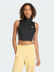 Adidas Top Classic KD7972 Czarny Slim Fit. Czarne topy damskie Adidas, m, bez wzorów, z bawełny, bez kołnierzyka, bez ramiączek. Za 198.99 zł.