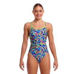Strój kąpielowy jednoczęściowy FUNKITA Choppy Waters - Diamond Back. Stroje kąpielowe damskie Funkita, bez wzorów. Za 239.00 zł.
