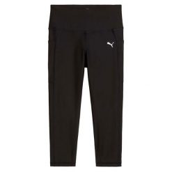 Puma W Run Velocity 3/4 Obcisłe Legginsy Damskie. Czarne legginsy damskie Puma, bez wzorów. W wyprzedaży za 180.45 zł.