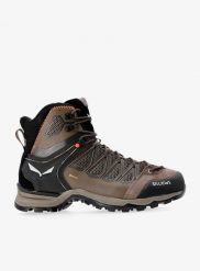 Buty trekkingowe Salewa Mountain Trainer Lite Mid GTX. Brązowe trekkingi męskie Salewa, z gore-texu, bez zapięcia. Za 949.99 zł.