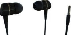 Vivanco earphones Solidsound, black (38901). Czarne słuchawki douszne VIVANCO. Za 60.89 zł.