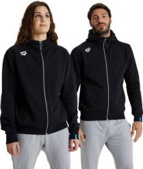 Arena Bluza rozpinana z kapturem Arena Team Hooded Jacket Panel White R.L. Białe bluzy męskie ARENA, l, bez wzorów, z kapturem. Za 319.99 zł.