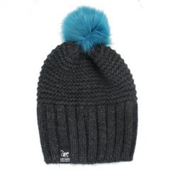 Czapka z pomponem – unisex – rozmiar uniwersalny – wyprodukowano w UE (szara). Szare czapki damskie SURF MONKEY, na zimę, bez wzorów, z materiału, eleganckie. Za 179.95 zł.