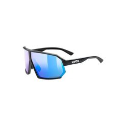 Okulary przeciwsłoneczne Uvex Sportstyle 237 CV - black matt/mirror blue. Czarne okulary przeciwsłoneczne damskie Uvex. Za 476.99 zł.