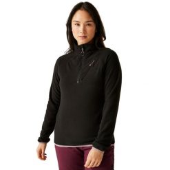 Bluza Damska Switch Up Fleece Top. Czarne bluzy damskie Dare 2B, xl, bez wzorów, z materiału, bez ramiączek, bez kaptura. Za 249.99 zł.