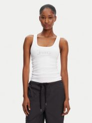 Juicy Couture Top Racer JCWLV125305 Różowy Slim Fit. Czerwone topy damskie Juicy Couture, l, bez wzorów, z bawełny, bez kołnierzyka, bez ramiączek. Za 79.99 zł.
