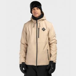 Kurtka snowboardowa męska W2 Cerro. Brązowe kurtki męskie SIROKO, l, bez wzorów, z softshellu, bez kaptura, narciarskie. W wyprzedaży za 330.95 zł.