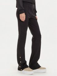 Liu Jo Sport Spodnie materiałowe TF4027 JS182 Czarny Regular Fit. Czarne spodnie materiałowe damskie Liu Jo Sport, bez wzorów, z materiału, sportowe. Za 269.99 zł.