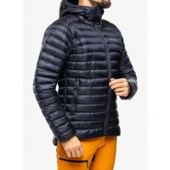 Kurtka puchowa męska Montane Anti-Freeze Hoodie. Niebieskie kurtki męskie Montane, m, bez wzorów, z puchu, sportowe, bez kaptura. Za 920.25 zł.