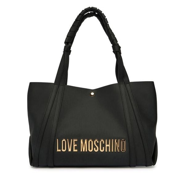 Torebka LOVE MOSCHINO. Czarne shopperki damskie Love Moschino, bez wzorów, bez dodatków. Za 615.99 zł.
