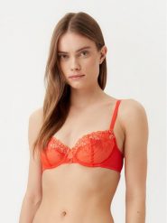 Chantelle Biustonosz balkonetka Spice C22BM5 Czerwony. Czerwone biustonosze Chantelle, bez wzorów, z syntetyku. Za 179.99 zł.