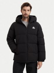 Kappa Kurtka zimowa 36226TW Czarny Comfort Fit. Czarne kurtki męskie Kappa, na zimę, l, bez wzorów, z syntetyku, bez kaptura. Za 349.99 zł.
