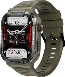 Smartwatch Rubicon Zegarek SMARTWATCH Rubicon RNCF07 green. Zielone zegarki smartwatch Rubicon, bez wzorów. Za 249.00 zł.