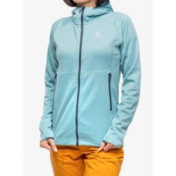 Bluza trekkingowa damska Haglofs Skuta Hood. Zielone bluzy damskie Haglöfs, s, bez wzorów, sportowe, bez ramiączek, bez kaptura. Za 309.99 zł.