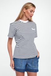 T-shirt damski Teele JOOP! JEANS. T-shirty damskie JOOP! Jeans, xs, bez wzorów, z jeansu, bez kołnierzyka, bez ramiączek. W wyprzedaży za 254.25 zł.