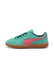Tenisówki Puma Model Palermo Kolor Niebieski. Zielone trampki i tenisówki damskie Puma, bez wzorów, z dresówki, bez zapięcia. Za 301.60 zł.