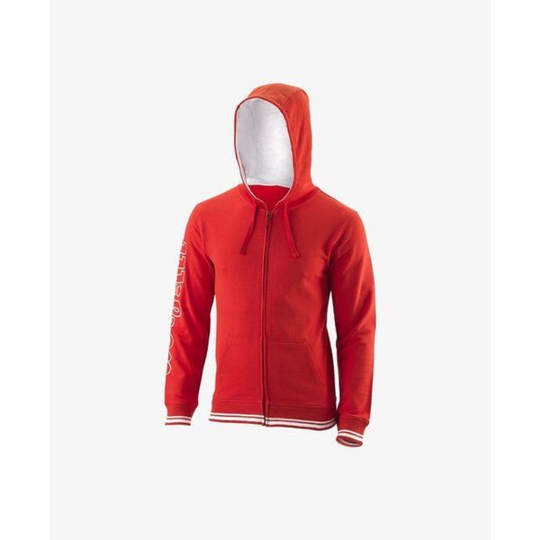 Bluza tenisowa męska Wilson Team II FZ Hoody team. Białe bluzy męskie Wilson, m, bez wzorów, sportowe, bez ramiączek, bez kaptura. Za 229.00 zł.