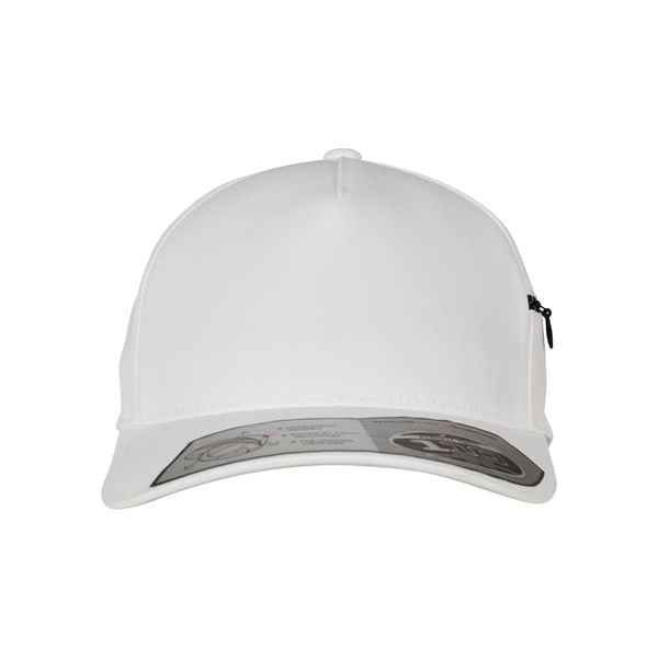 Czapka Flexfit 110 Pocket. Białe czapki damskie FLEXFIT, bez wzorów, z elastanu, eleganckie. Za 146.50 zł.