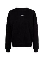 BOSS Orange Bluza - Esweaty Kobiety Bawełna czarny, L. Czarne bluzy damskie BOSS Orange, l, bez wzorów, z bawełny, bez ramiączek, bez kaptura. Za 499.95 zł.