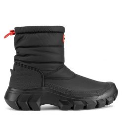 Śniegowce Hunter. Czarne śniegowce damskie Hunter, bez zapięcia. Za 659.99 zł.