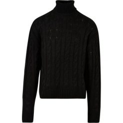 Sweter Męski Z Okrągłym Dekoltem. Czarne swetry męskie Urban Classics, m, bez wzorów, bez kołnierzyka, bez ramiączek. Za 187.99 zł.