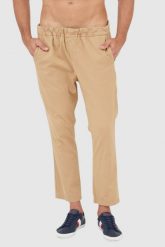 7 FOR ALL MANKIND Beżowe spodnie męskie jogger Chino. Brązowe eleganckie spodnie męskie 7 for all mankind, bez wzorów, z bawełny. W wyprzedaży za 559.99 zł.