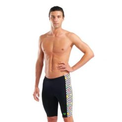 Kąpielówki męskie spodenki jammery pływackie na basen Arena Fruits. Czarne kąpielówki męskie ARENA, l, bez wzorów. Za 219.99 zł.