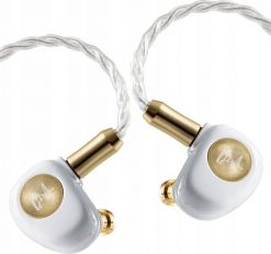 Słuchawki Queen of Audio Queen of Audio (QoA) Gimlet IEM z przetwornikiem dynamicznym LCP - Pearl White. Białe słuchawki dokanałowe Queen of Audio. Za 256.89 zł.