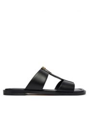 MICHAEL Michael Kors Klapki Berkley Flat 40S6BRFS1L Czarny. Czarne klapki damskie MICHAEL Michael Kors, bez wzorów, ze skóry, bez obcasa, bez zapięcia. Za 529.99 zł.