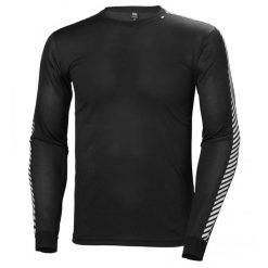 Bluza Helly Hansen lifa stripe crew. Czarne bluzy damskie Helly Hansen, l, bez wzorów, z materiału, bez ramiączek, bez kaptura. Za 243.00 zł.